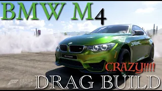 FORZA HORIZON 5- 😳NASTY BMW M4 DRAG BUILD😳- (1,270HP BMW M4 COUPE DRAG/TUNE)