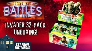 Battles in Time: Invader Booster Box - 32 PACK UNBOXING!