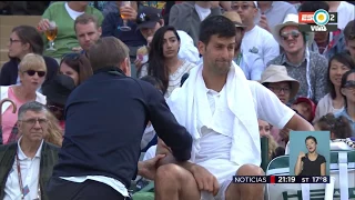 Wimbledon: Abandonó Djokovic y Federer pasó a semis | #TVPúblicaNoticias