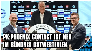 Herzlich Willkommen Phoenix Contact: Die Pressekonferenz zum neuen Bündnispartner!