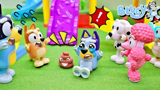 BLUEY Toy's Hilarious Park Pranks: A Dream of Poopocalypse Adventure! | Fun Kids' Story