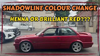 BMW E30 325i Shadowline - choice of colour for a colour change….