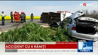 Accident rutier grav în județul Teleorman. A fost activat Planul Roșu de Intervenție