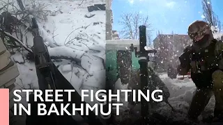 Ukraine's border guards fight on in Bakhmut | Combat Footage