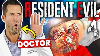 ER Doctor REACTS to Craziest Resident Evil 4 Injuries