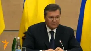 Фрагмент выступления Виктора Януковича