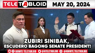 TELETABLOID w/ Marc Logan | Zubiri sinibak, Escudero bagong Senate President! | 05-20-24