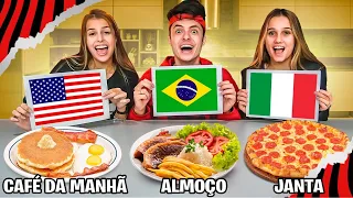 CAFÉ DA MANHÃ, ALMOÇO OU JANTAR DOS PAÍSES! - Desafio