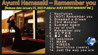 Ayumi Hamasaki – Remember you [2023] (snippet of songs)