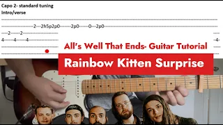 How to play All's Well That Ends (Rainbow Kitten Surprise) - Full Song!