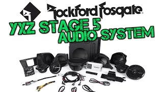 Rockford Fosgate Stage 5 Audio System - Yamaha YXZ 1000 R
