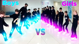 GIRLS 🥵 VS BOYS 😈 Dance Challenge | WHO WINS? | New Tuzelity TikTok Compilation