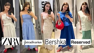 ШОПІНГ ВЛОГ | КРАСИВІ  СУКНІ ТА СПІДНИЦІ | ZARA . STRADIVARIUS . RESERVED . BERSHKA