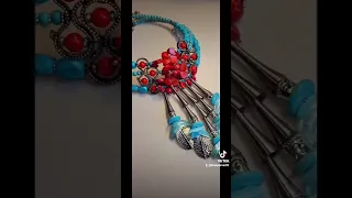 Моя авторская работа "Танцующие феи". Больше украшений на моём канале. #jewelery #авторская_работа