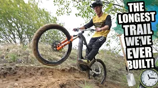 THE 2 HOURS TO BUILD AND RIDE CHALLENGE - LONGEST MTB TRAIL YET!