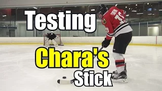 Beer Leaguers try using Chara's Stick