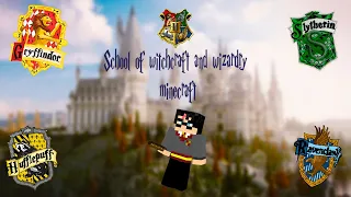 School of witchcraft and wizardry minecraft #1 - Обзор новинки и прибытие в Хогвартс!