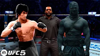 PS5 | Bruce Lee vs. Black Ninja (EA Sports UFC 5)