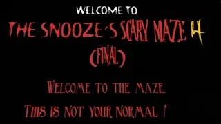 VRCHAT - The Snooze's Scary Maze 4 (Final) How To Find The Portal