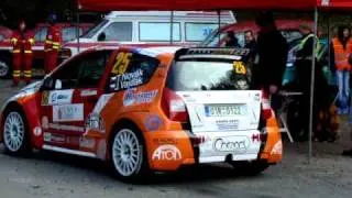 Citroen C2 S1600 on start Rally Vsetin 2010