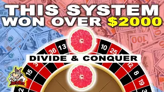 TURN $30 INTO OVER $400! "Divide and Conquer" #roulette