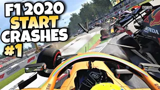 F1 2020 START CRASHES #1