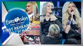 Eurovision 2019 - First Rehearsal - Day 1 - Semi-Final 1 - MY TOP9
