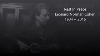 Leonard Cohen ~ Everybody Knows (Lyrics)