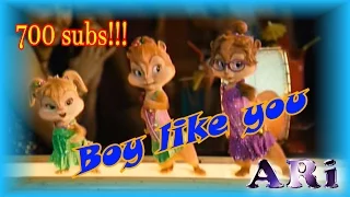 The Chipettes - Boy like you (+700 subs)