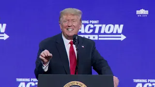 President Trump Delivers an Address to Young Americans