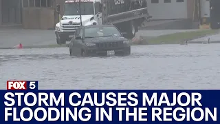 Storm causes major flooding throughout the region