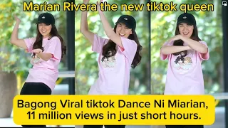 Tiktok Queen Marian Rivera’s viral new Tiktok dance, 11 million views agad in short hour.