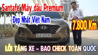 Hàng hiếm Hyundai Santafe máy dầu 2020 Premium Siêu Lướt sơn zin 100%