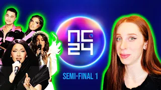 LET'S REACT TO PESMA ZA EVROVIZIJU SEMI-FINAL 1 // SERBIA EUROVISION 2024 (ALL SONGS RECAP)