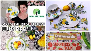 🍋DOLLAR TREE HAUL 2019/ LEMON DISHES!!! 🍋 AWESOME NEW FINDS!
