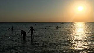 Витязево. Прогулка по Паралии, море, пляж, обзор цен (Папа Может)