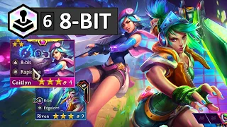 TFT Winning game by 8-bit squad ⭐⭐⭐Cait/Riven⭐⭐⭐