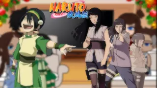 Team avater react to Toph as Hinata Hyuga || atla + Naruto || Part 2/? ||