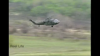 1999 ,US Army UH60 Blackhawk helicopter low level flybys, CFB Wainwright, Alberta, Canada