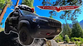 Was This Jeep Cherokee Trailhawk Built For Overlanding? | Leavitt Lake, CA