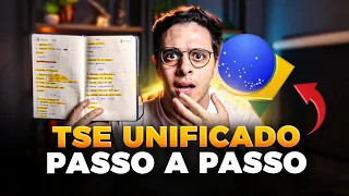 CONCURSO TSE UNIFICADO 2024 l COMO ESTUDAR PASSO A PASSO