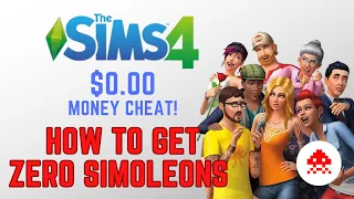 The Sims4 Money Cheat - $0.00 👀 How to get ZERO Simoleons!