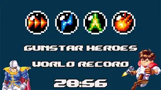 Gunstar Heroes in 28:56 (Current WR) #worldrecord #speedrun #sega