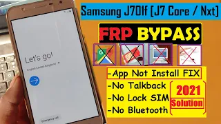 Samsung J7 Core  (J701F) FRP Bypass || App not install 2020 Dec || Android 9 100% Unlock New  Method