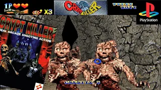 Crypt Killer (1997) Sony PlayStation Gameplay in HD (Beetle PSX HW)