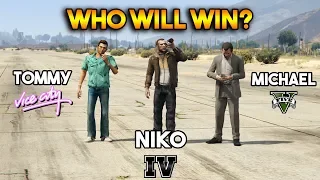 GTA : MICHAEL VS TOMMY VS NIKO (WHO WILL WIN?)