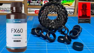 3D Printing Flexible Rubber Like Tyres for Your Scale Models with Resione FX60 Flexible Resin