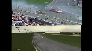 Geoff Bodine crash normal version and sonic version side by side