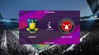 PES 2020 | Brondby vs Midtjylland - Denmark Superliga | 08 December 2019 | Full Gameplay HD