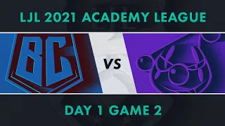 BC.A vs RJ.A｜LJL 2021 Academy League Day 1 Game 2